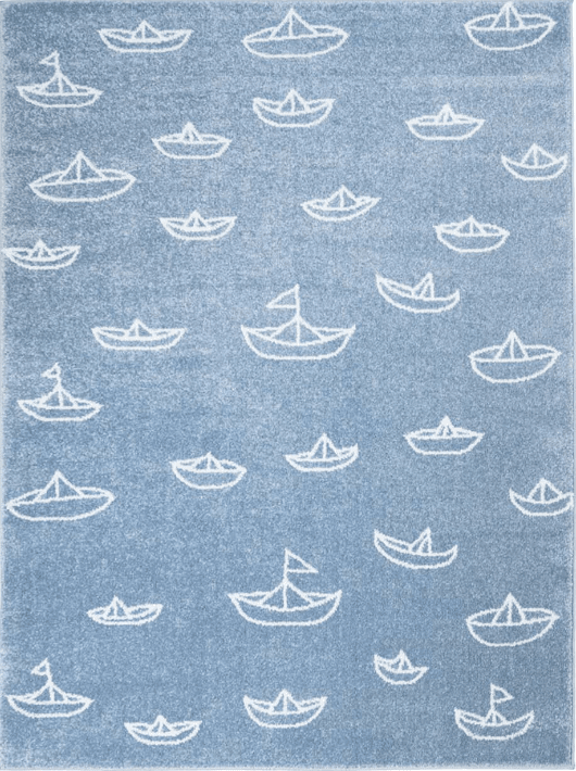 Kinderteppich - Bueno Sailing Boats (blau)