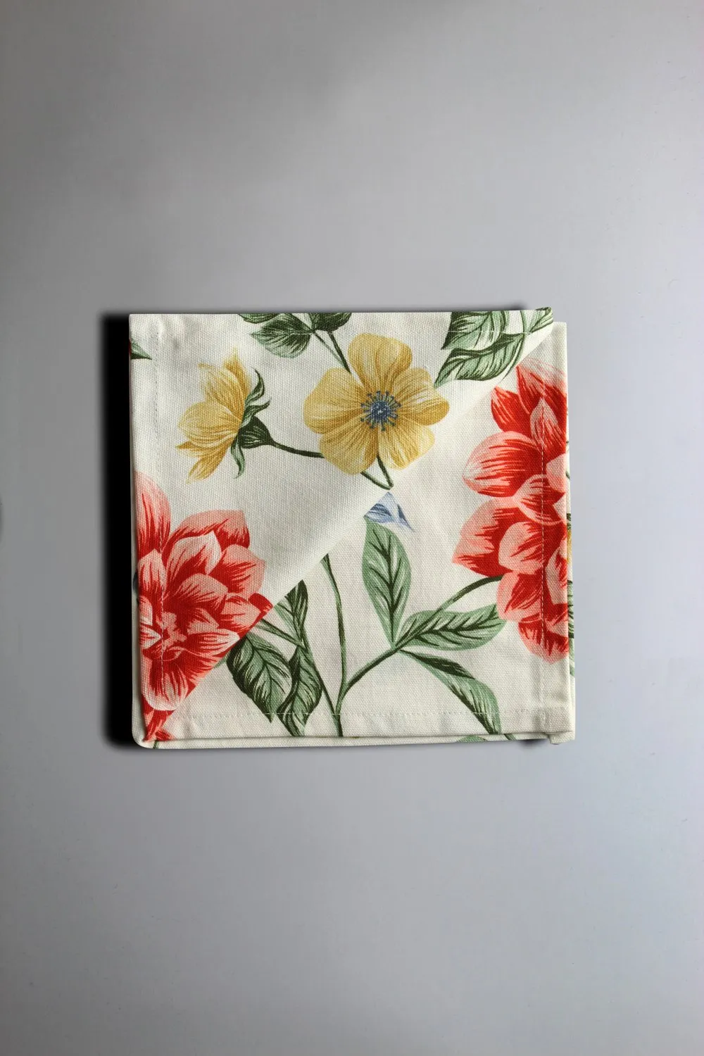 Serviette im 4er-Pack - Dahlia (rot)