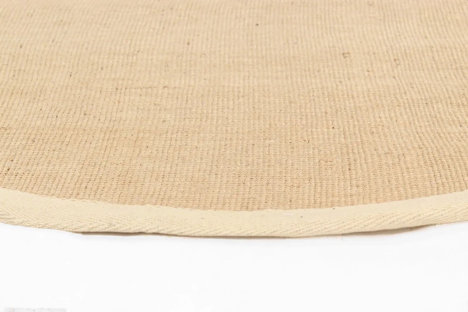 Rund Teppich (sisal) - Agave (sand)