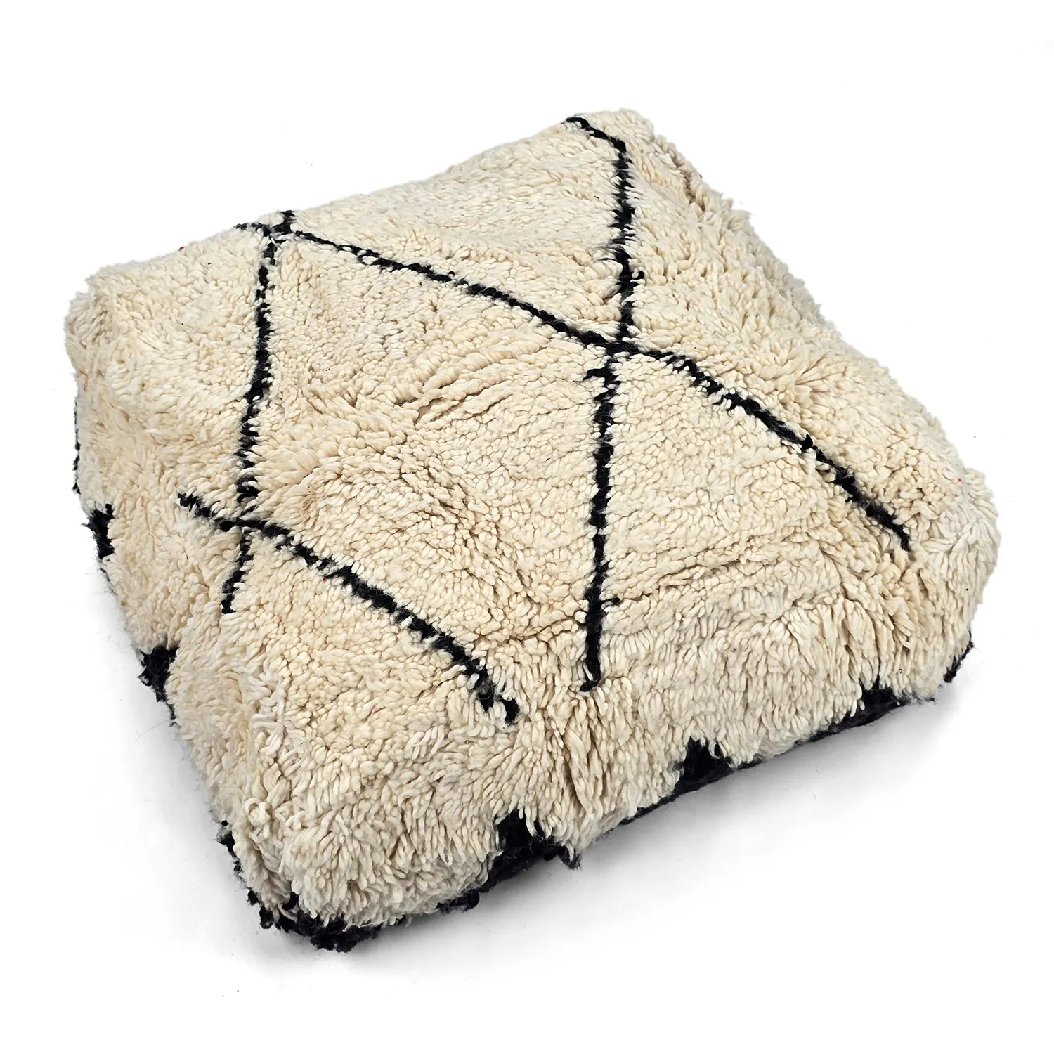 Sitzpoufs - Marokkanischer Pouf Beni Ourain 100