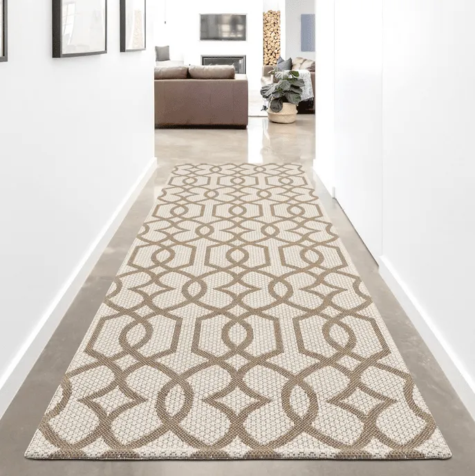 Baumwollteppich - Kebira (beige)
