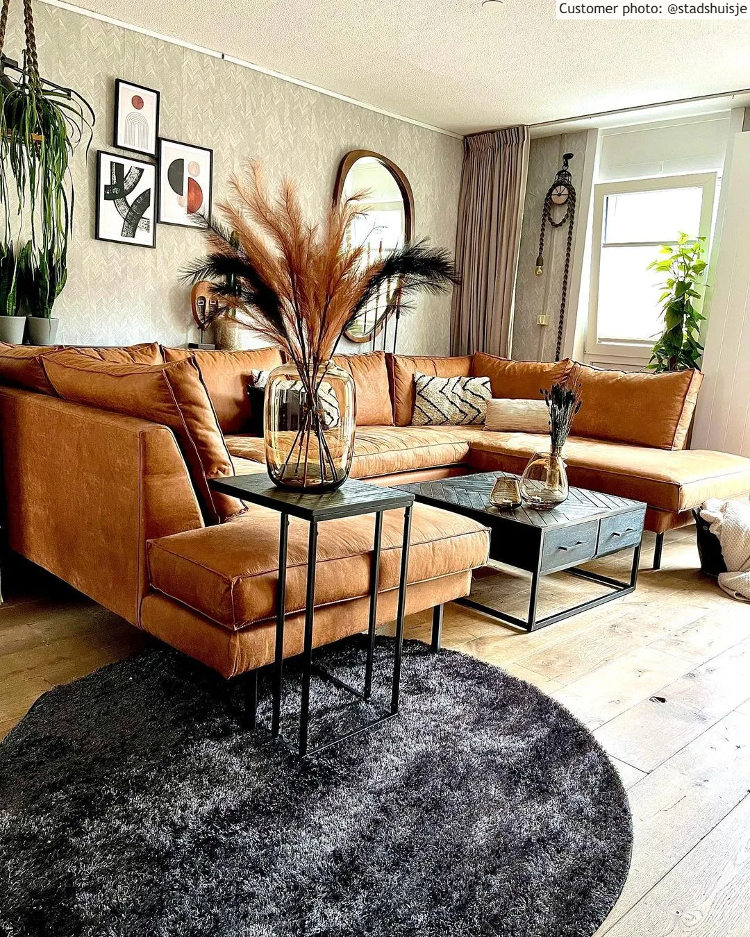 Runde Teppiche - Cosy (anthrazit)