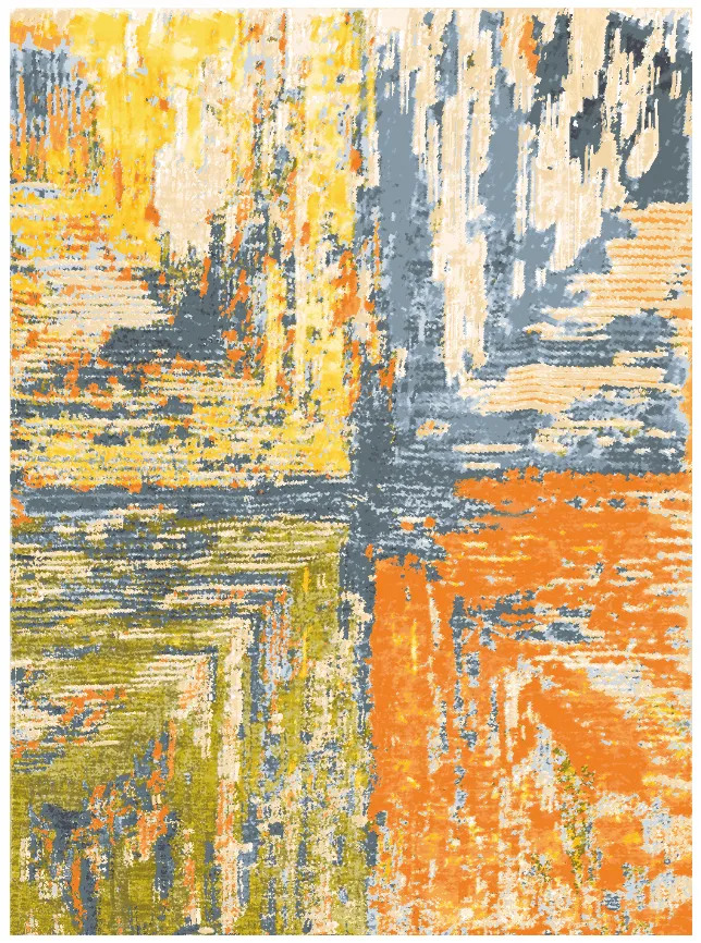 Wilton-Teppich - Tizzano (orange/bunt)