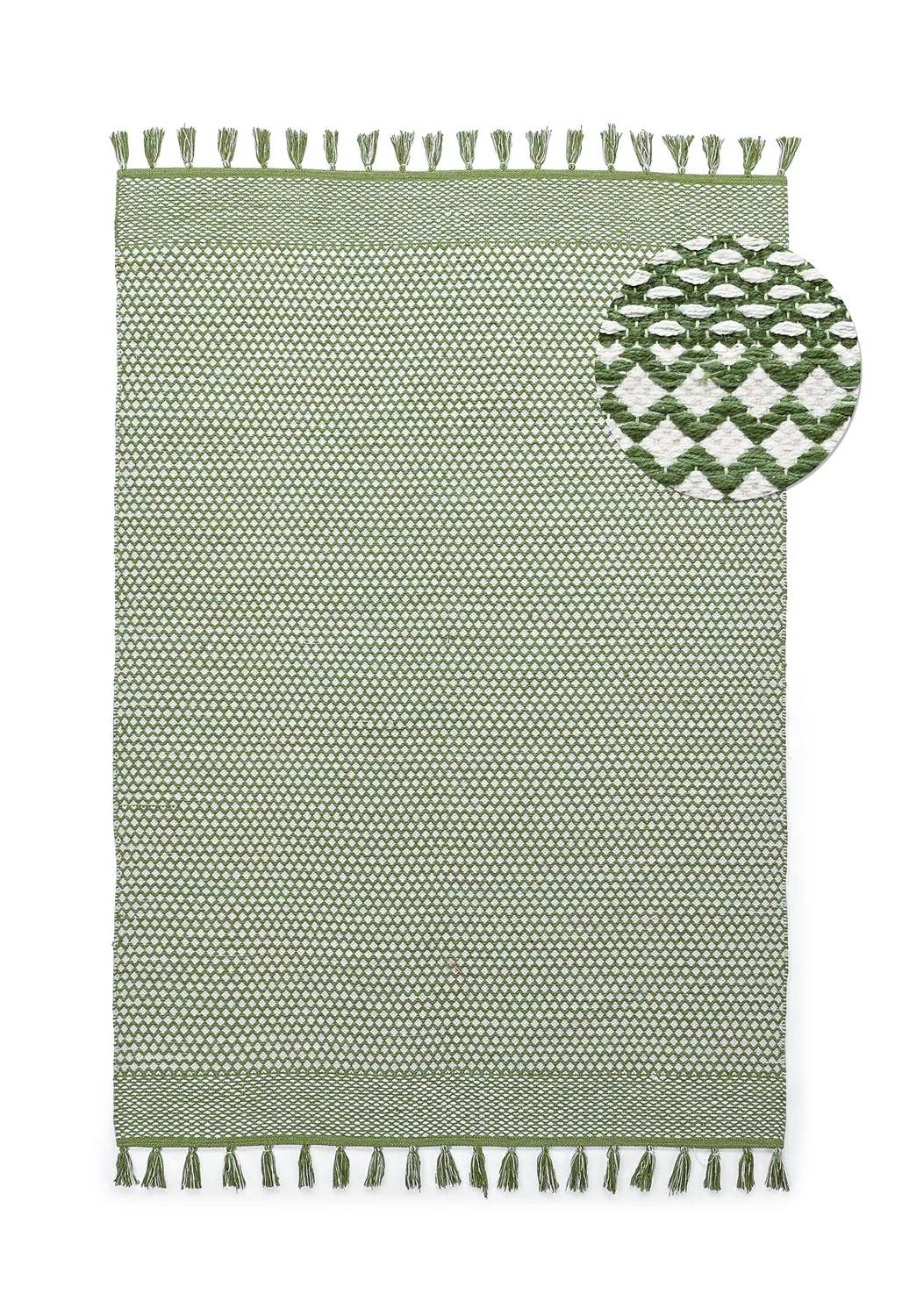 Flickenteppich - Vinga (grün)