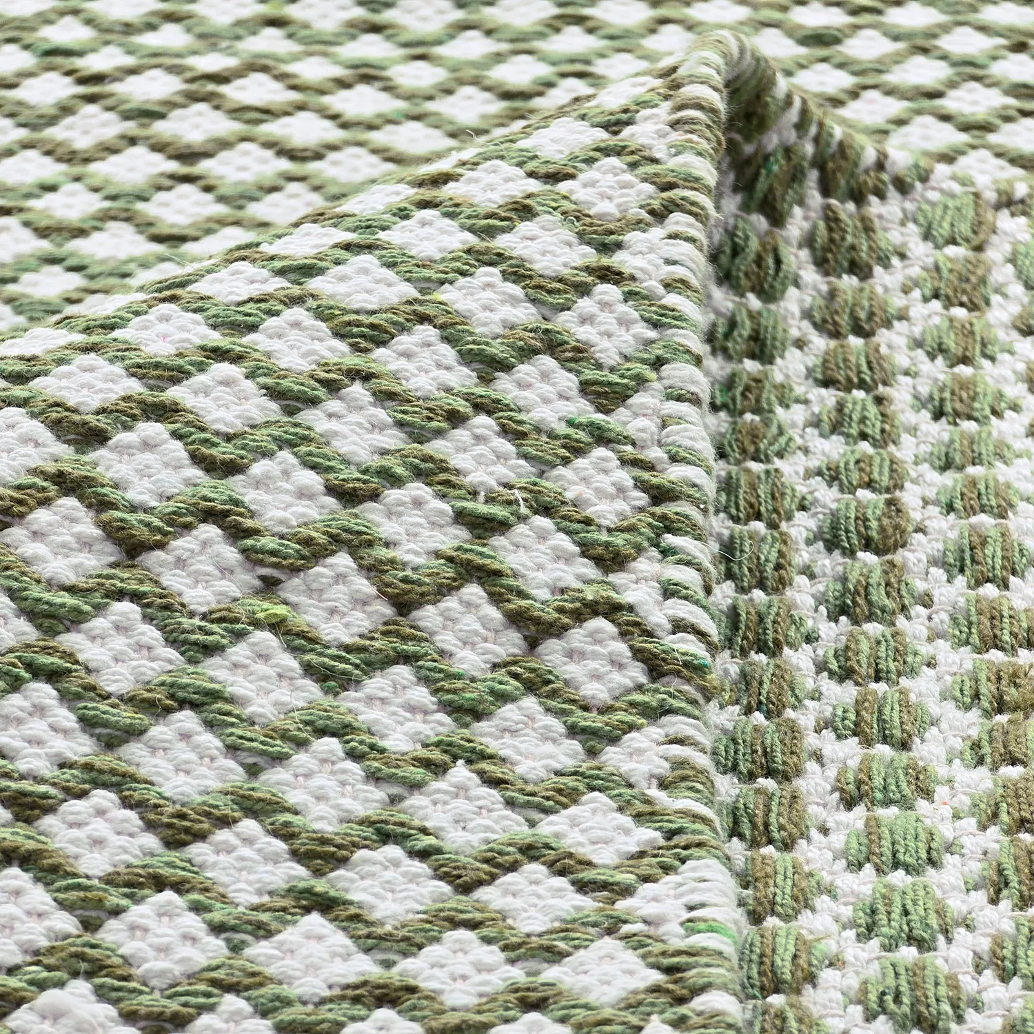Flickenteppich - Vinga (grün)