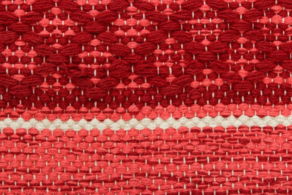 Flickenteppich - Visby (rot)