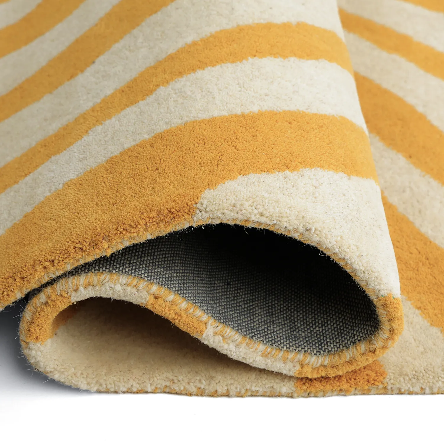 Wollteppich - Aiz Hand Tufted Wool Premium (gelb)