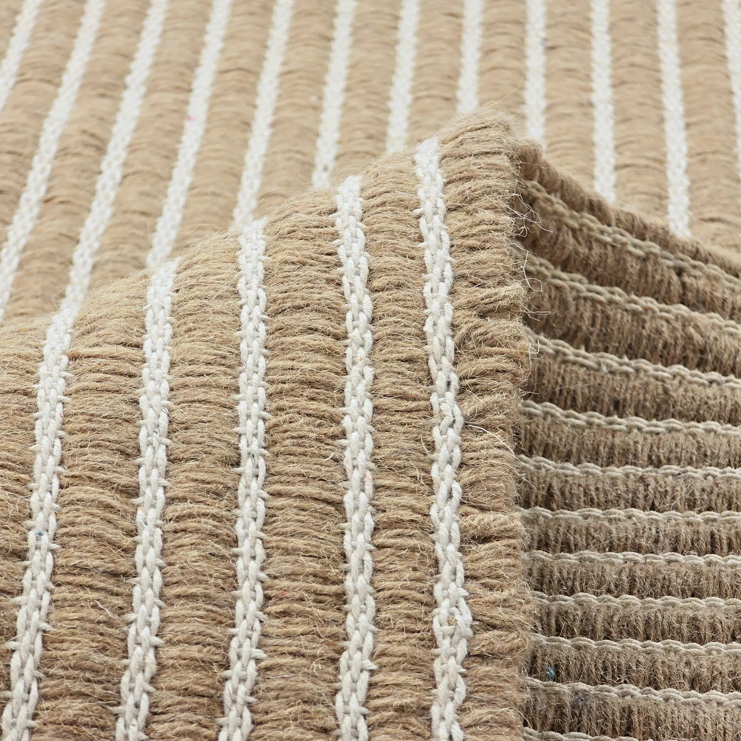 Wollteppich - Arbil (beige/weiß)