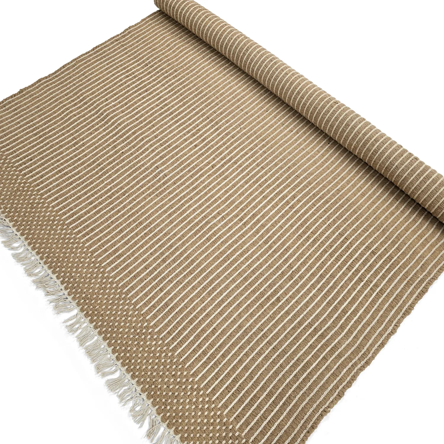Wollteppich - Arbil (beige/weiß)