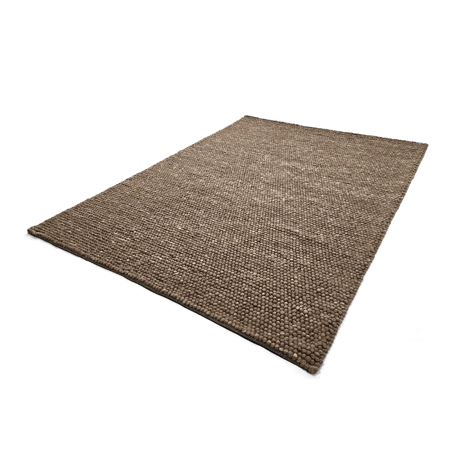 Wollteppich - Avafors Wool Bubble (braun/beige)