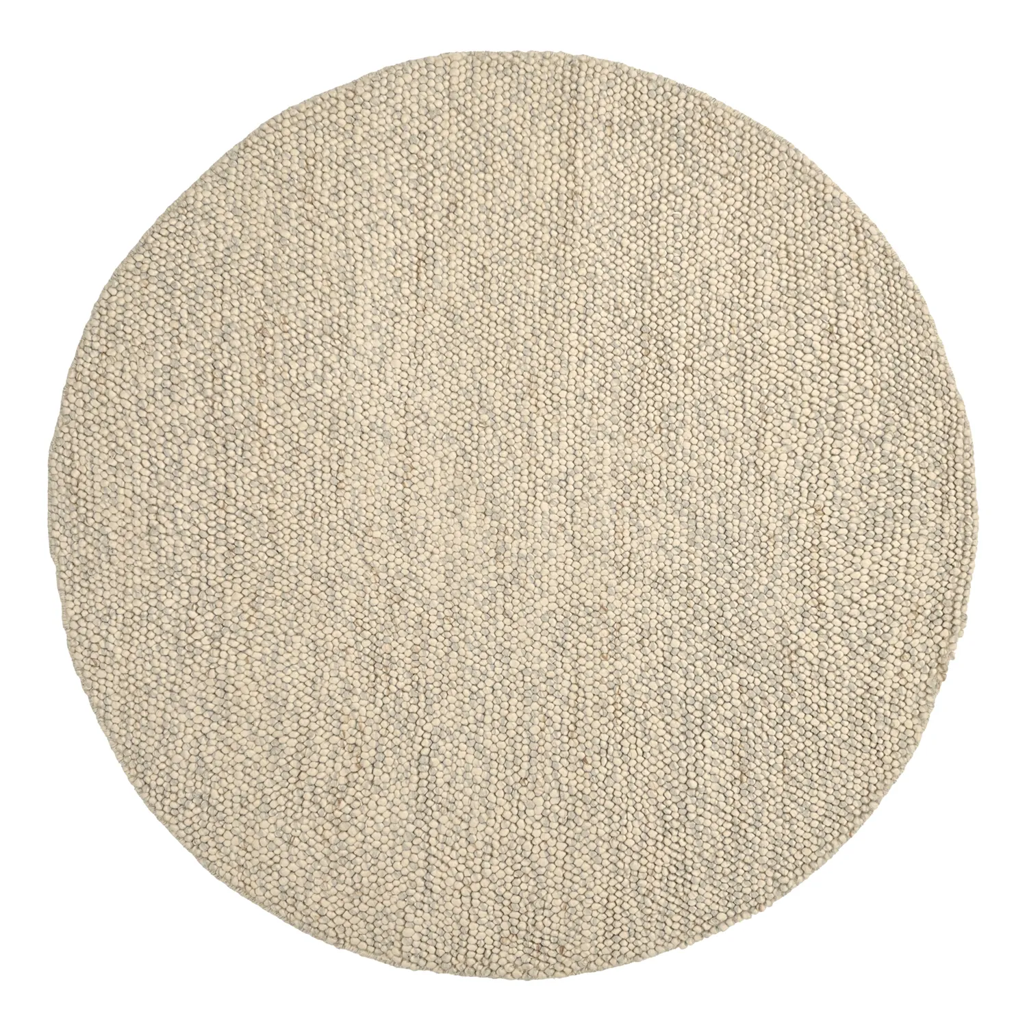 Rund Teppich - Avafors Wool Bubble (grau/beige)