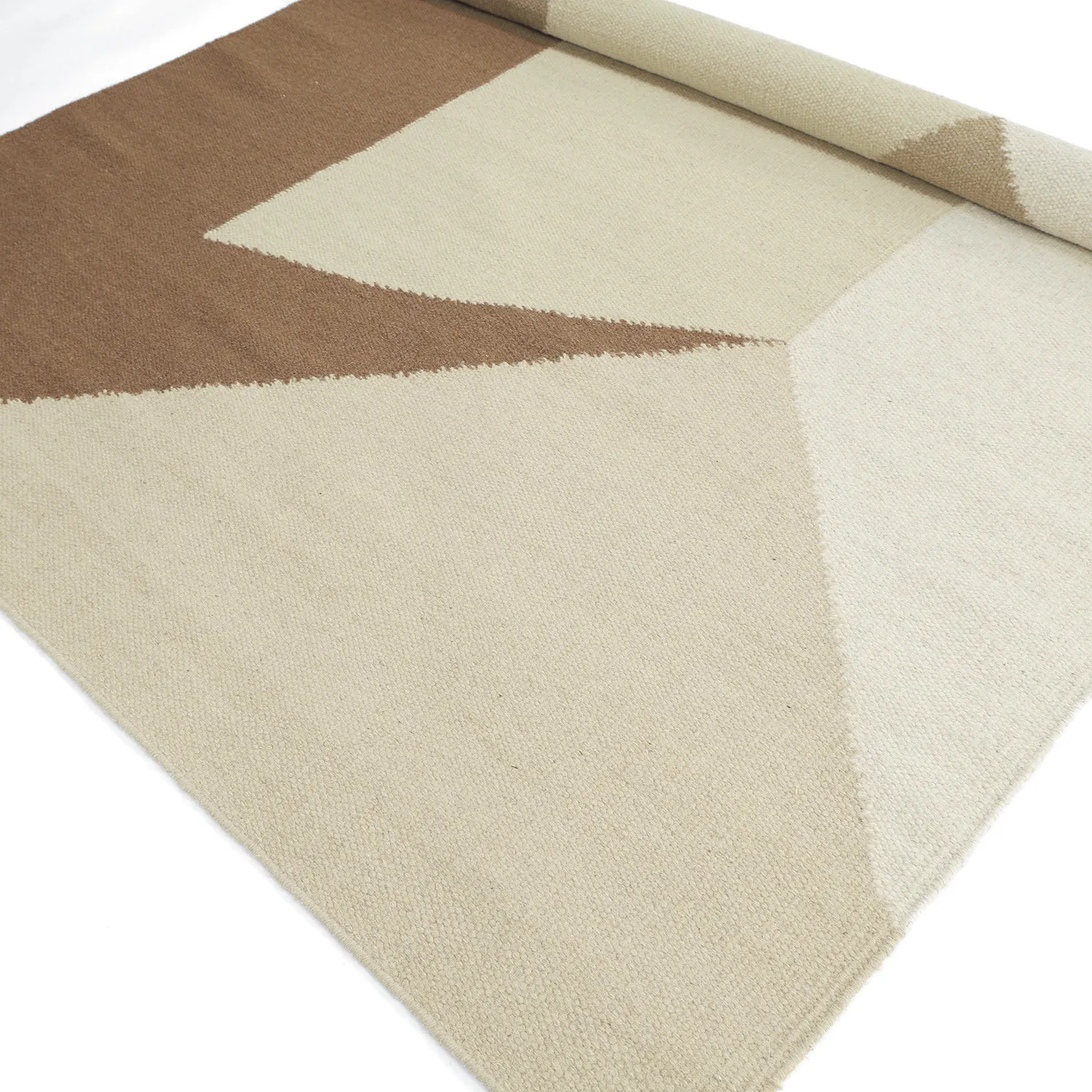Wollteppich - Aveiro (beige/mehrfarbig)