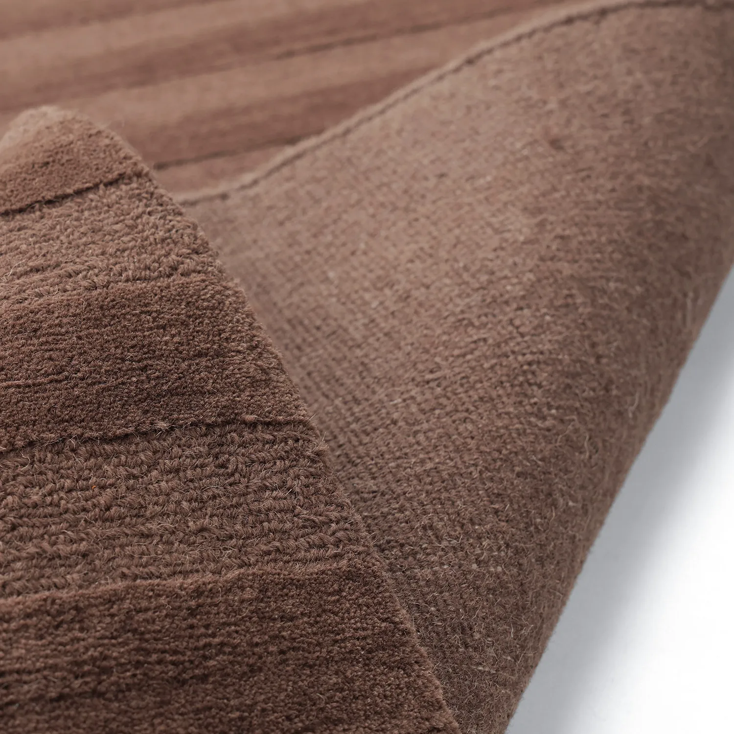 Wollteppich - Brenta Handloom Wool Premium (braun)