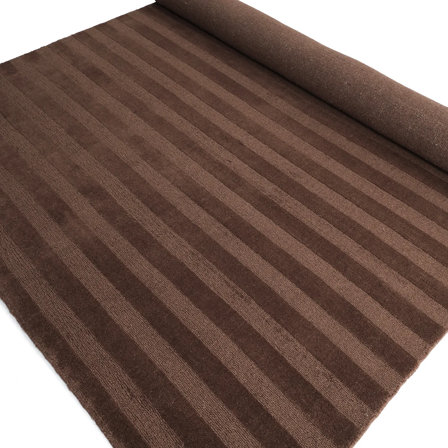 Wollteppich - Brenta Handloom Wool Premium (braun)
