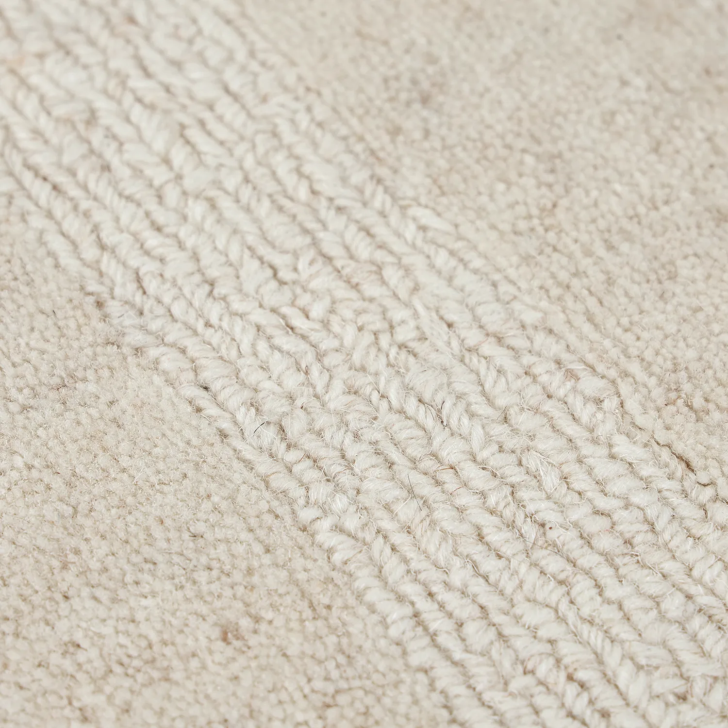 Wollteppich - Brenta Handloom Wool Premium (creme)