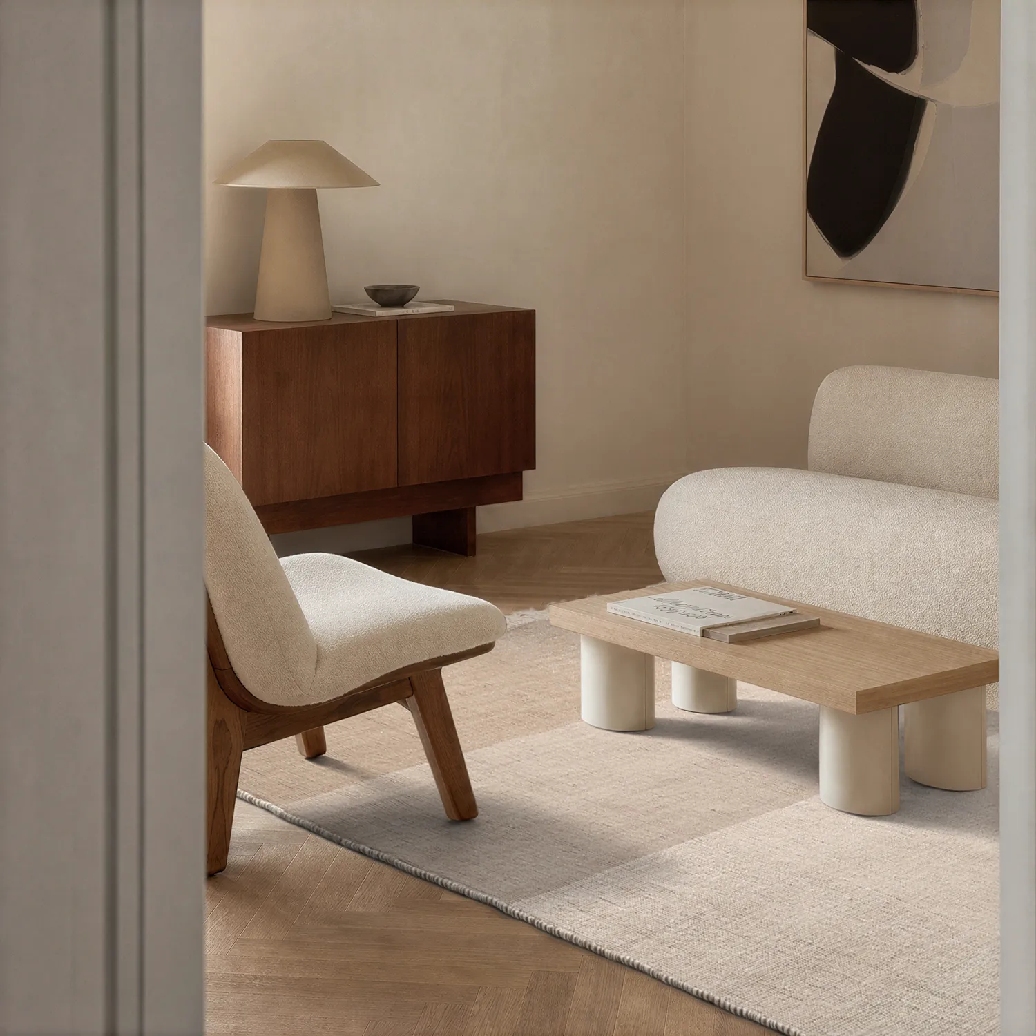 Wollteppich - Chaves (beige)