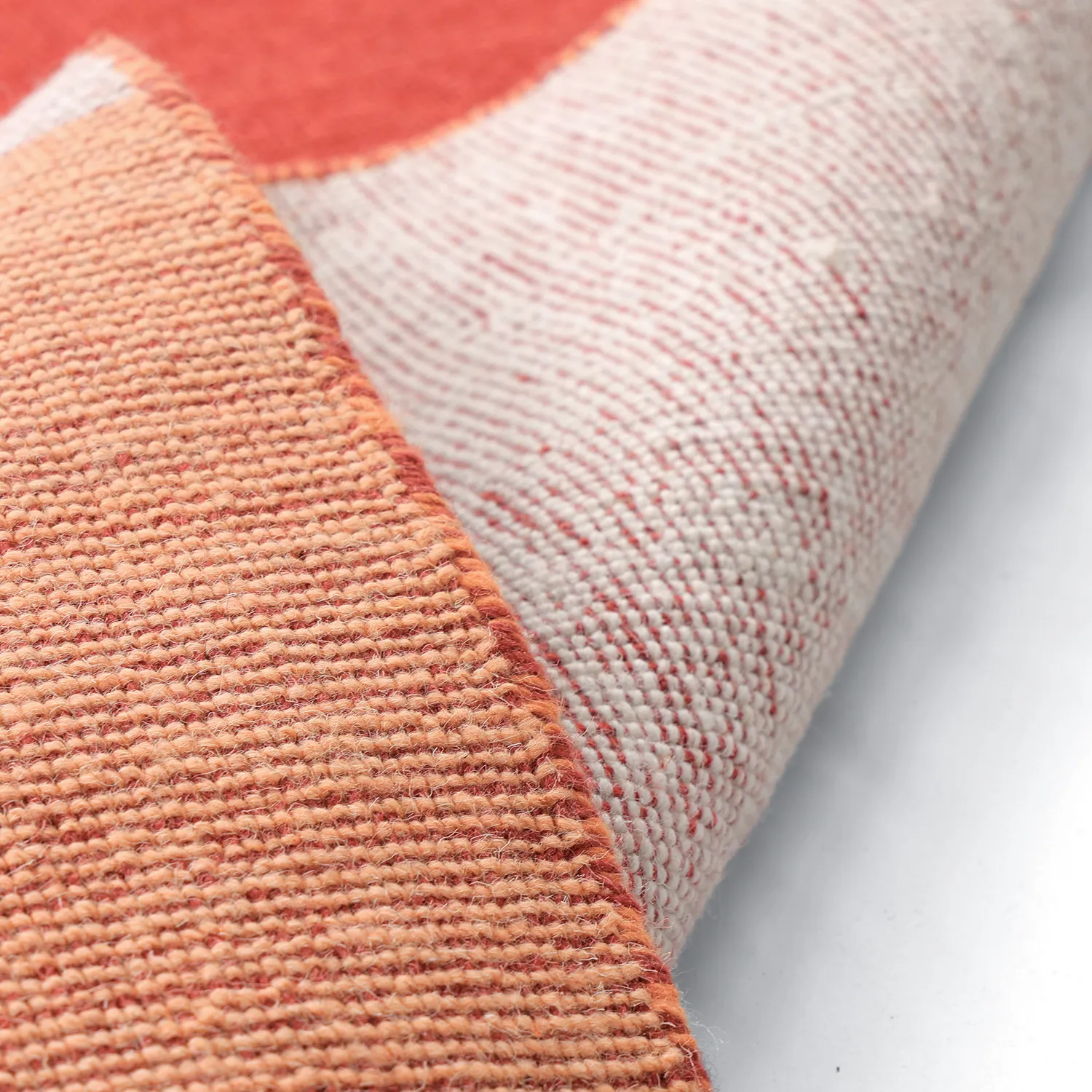 Wollteppich - Chaves (rot/orange)