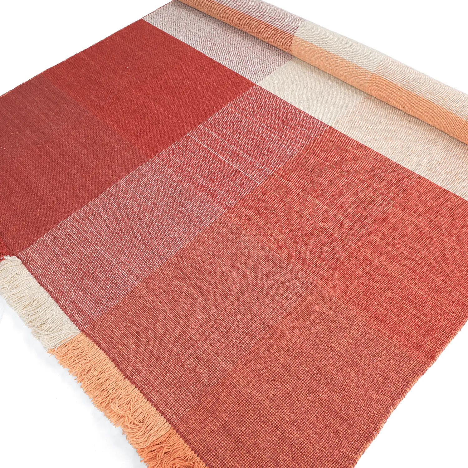 Wollteppich - Chaves (rot/orange)