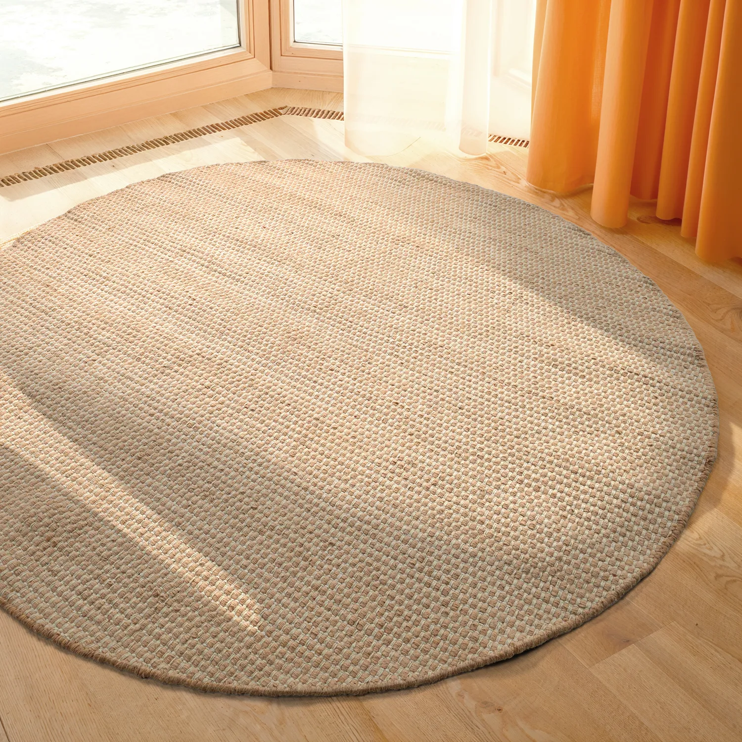 Rund Teppich - Coastal (beige)