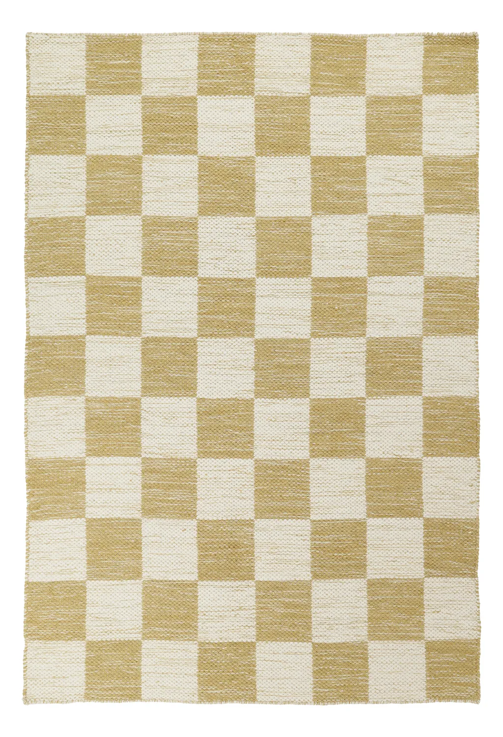 Wollteppich - Dundee (gelb/weiß)
