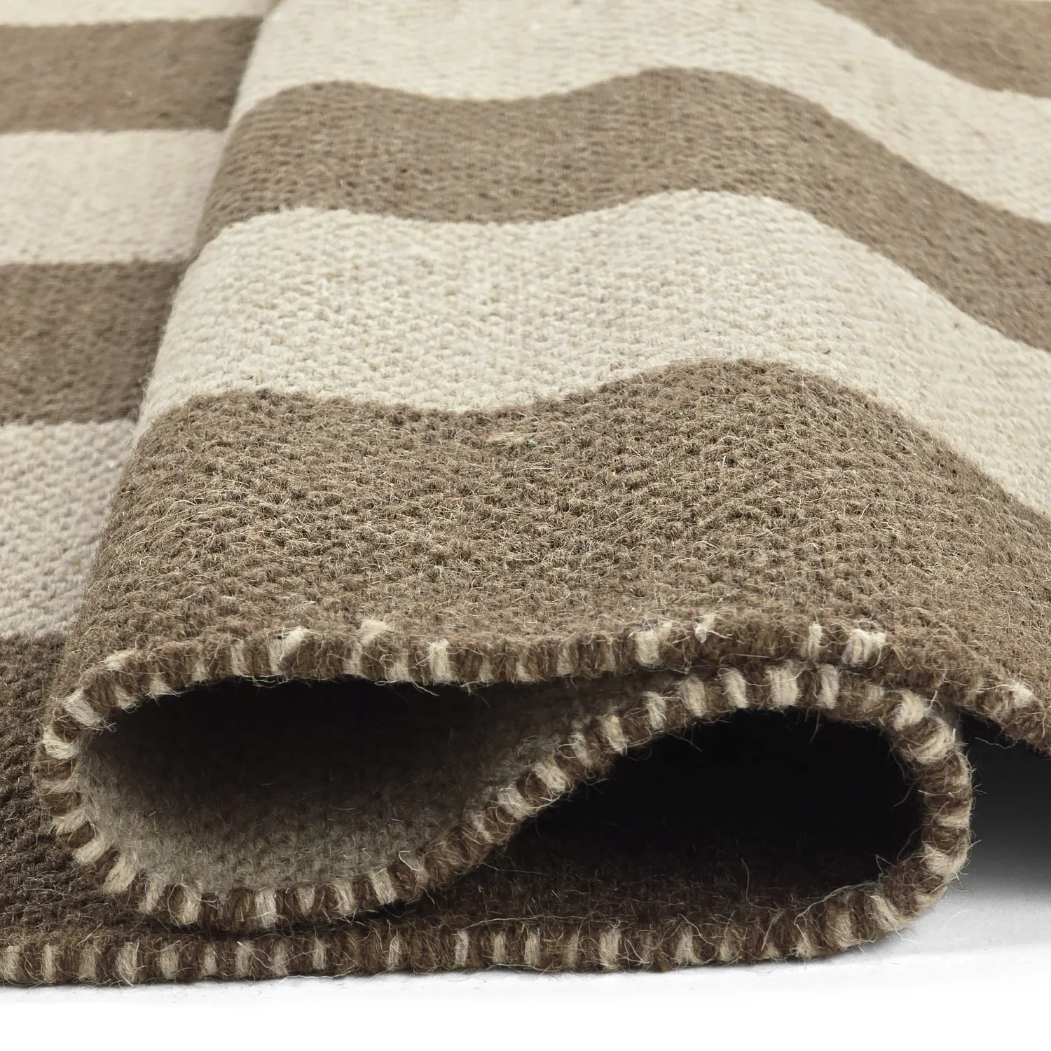Wollteppich - Garine (braun/beige)