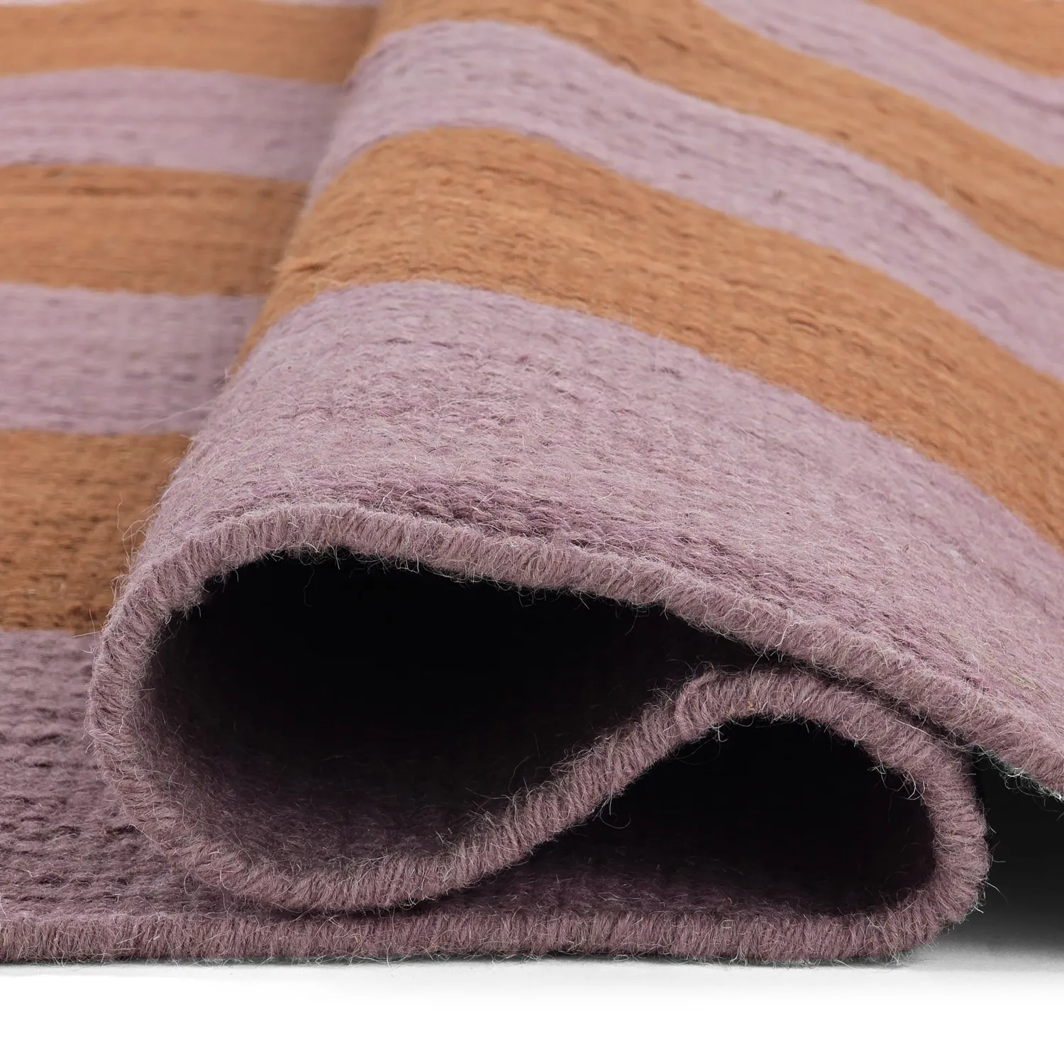 Wollteppich - Garine (orange/rosa)