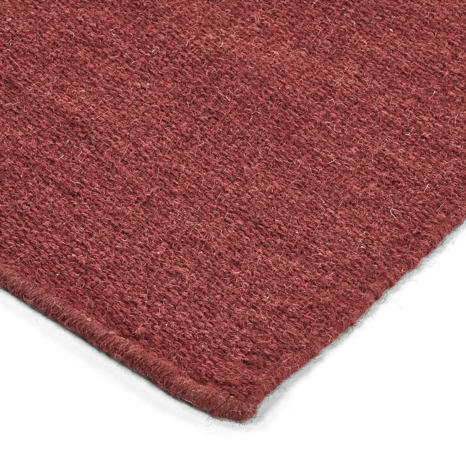 Wollteppich - Hamilton (tiefrot)