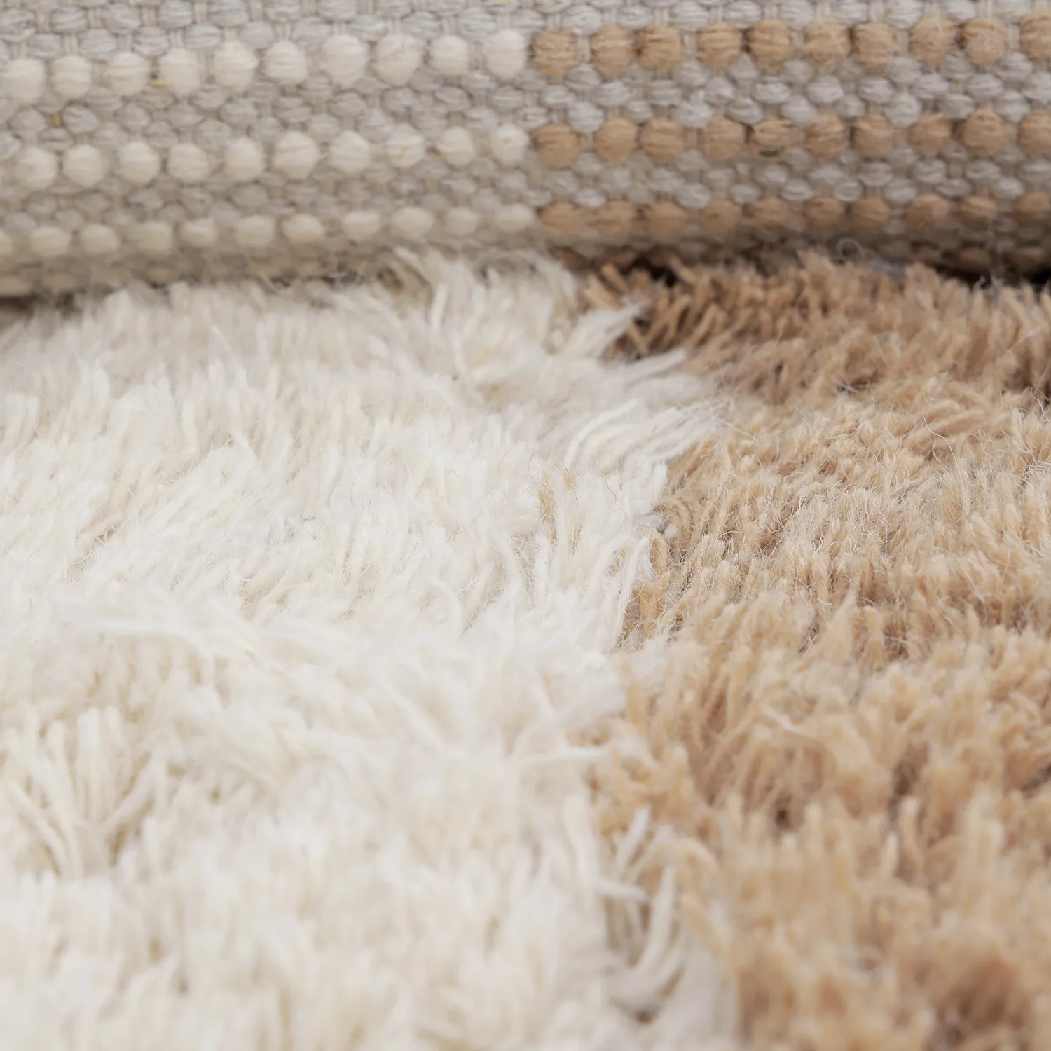 Wollteppich - Khenifra Handknot Wool Premium (creme/beige)