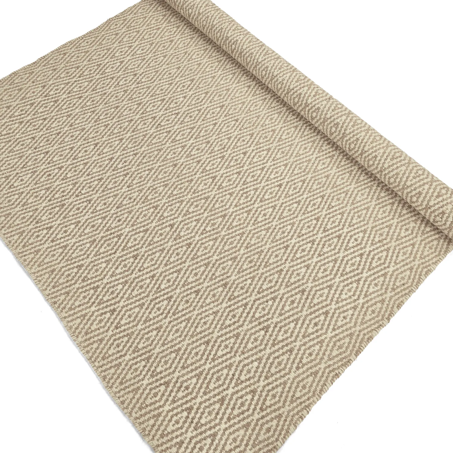 Wollteppich - Monastir (beige/weiß)