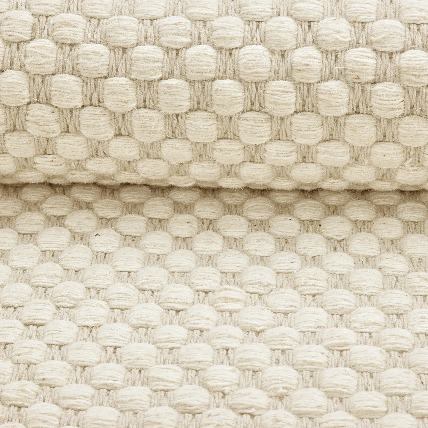 Wollteppich - Ovelia (beige/weiß)
