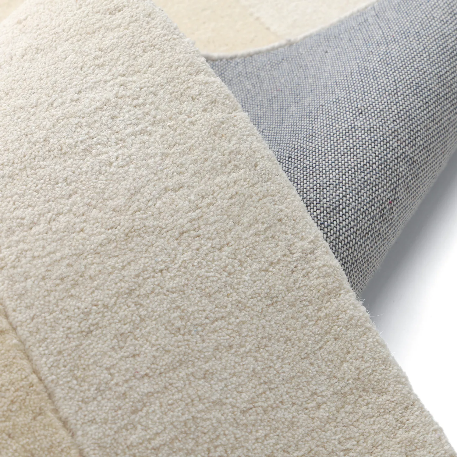 Wollteppich - Puri Hand Tufted Wool Premium (cremefarben/weiß)