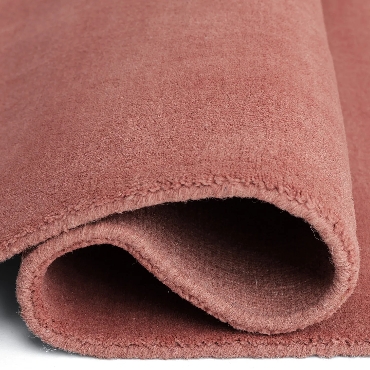 Wollteppich - Rozel Handloom Wool Premium (staubrot)