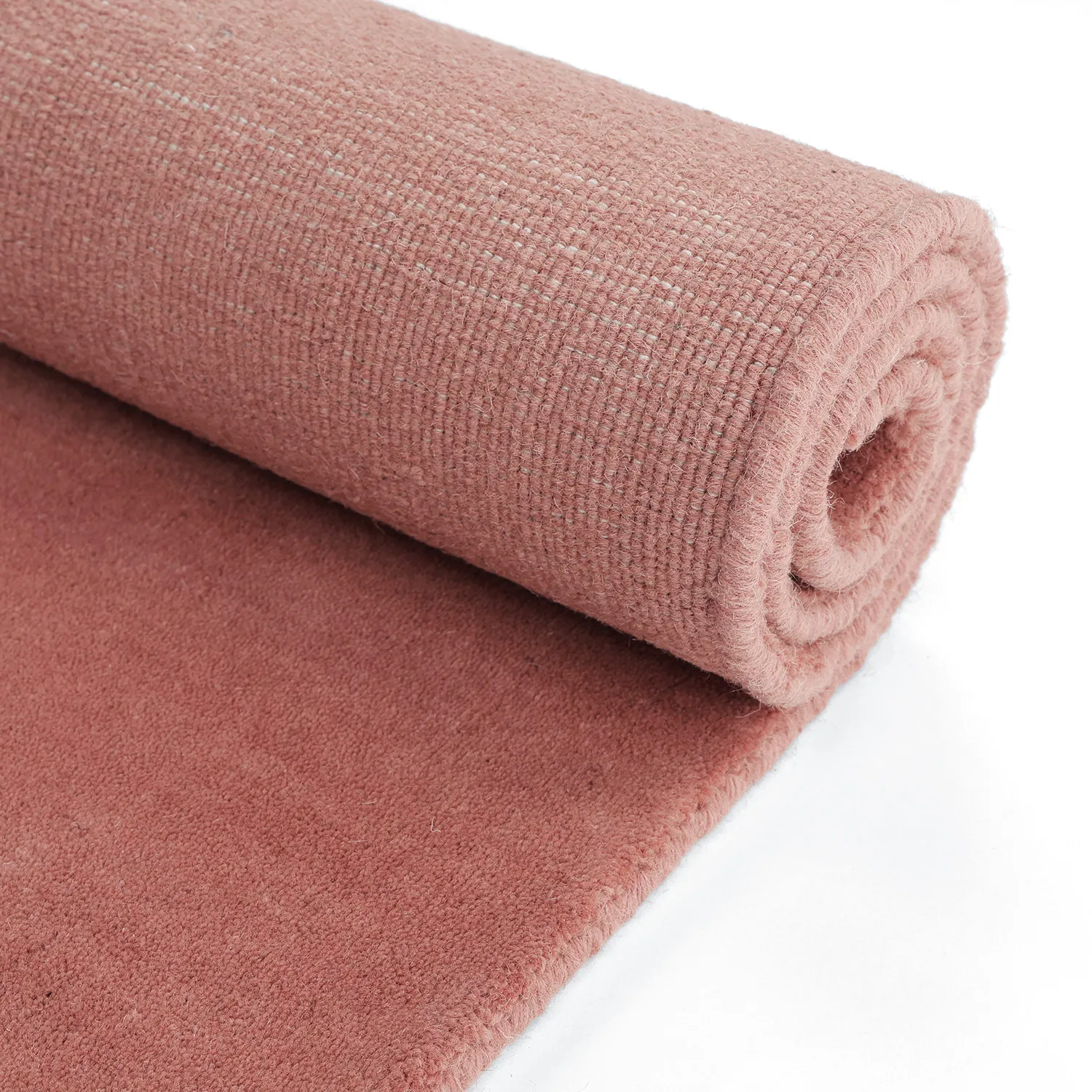 Wollteppich - Rozel Handloom Wool Premium (staubrot)