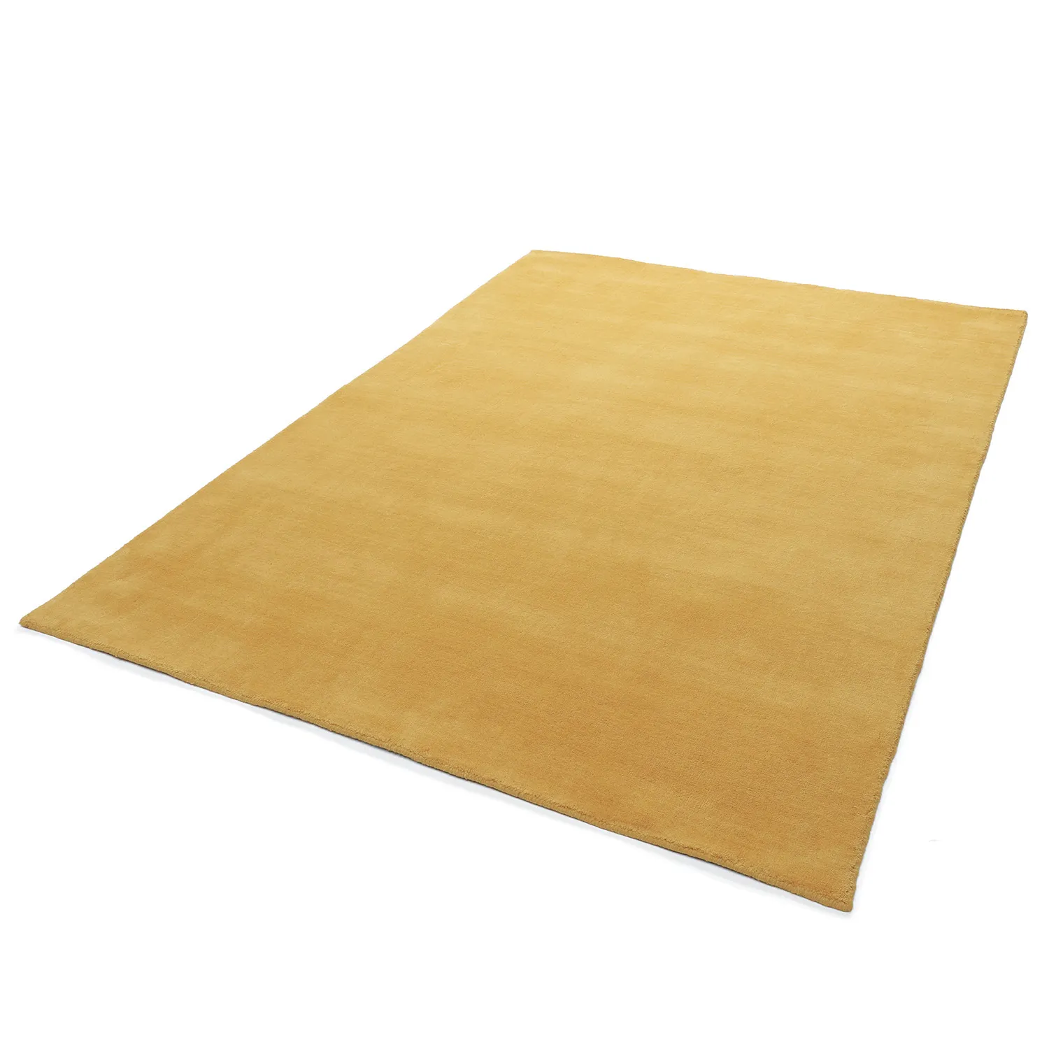 Wollteppich - Rozel Handloom Wool Premium (ocker)