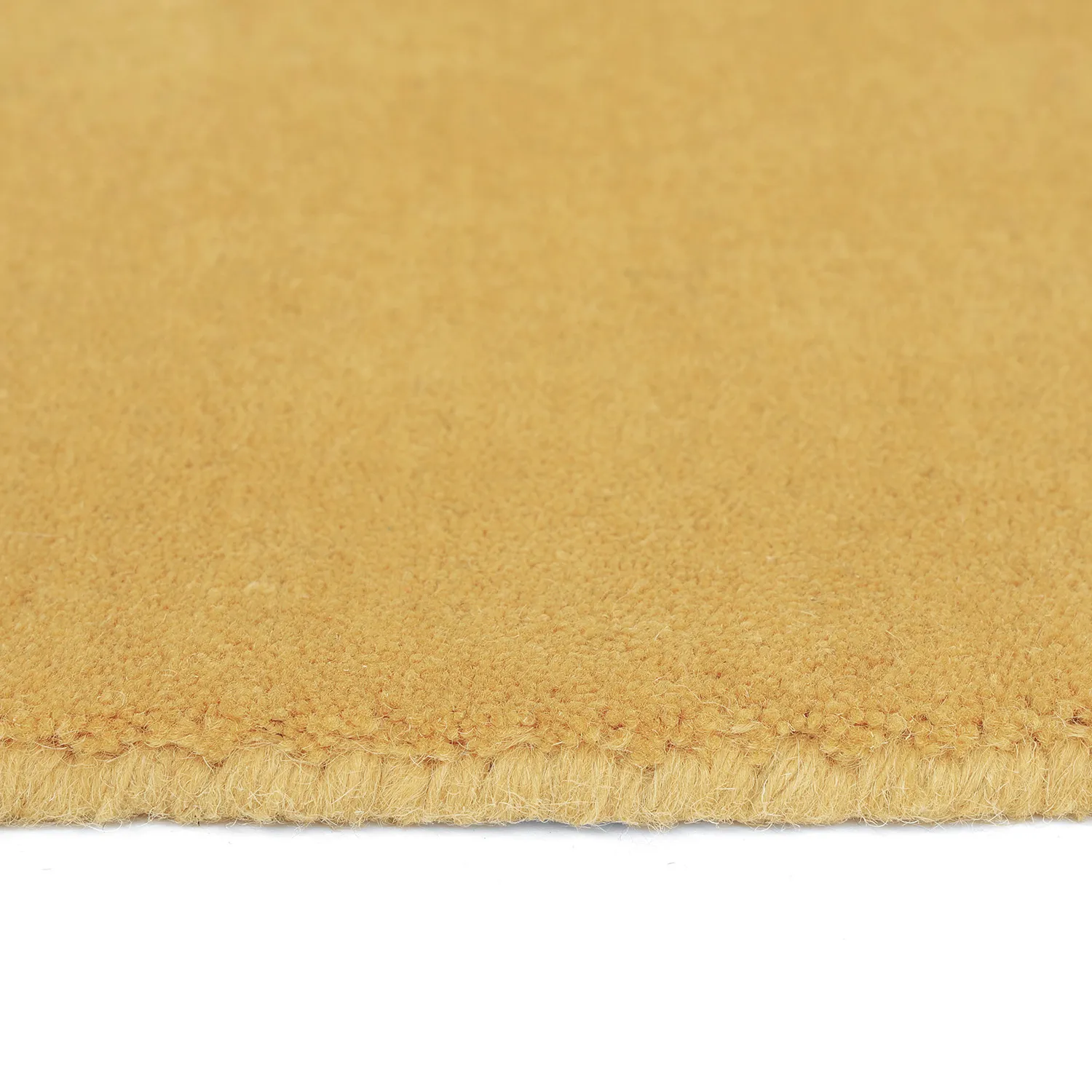 Wollteppich - Rozel Handloom Wool Premium (ocker)