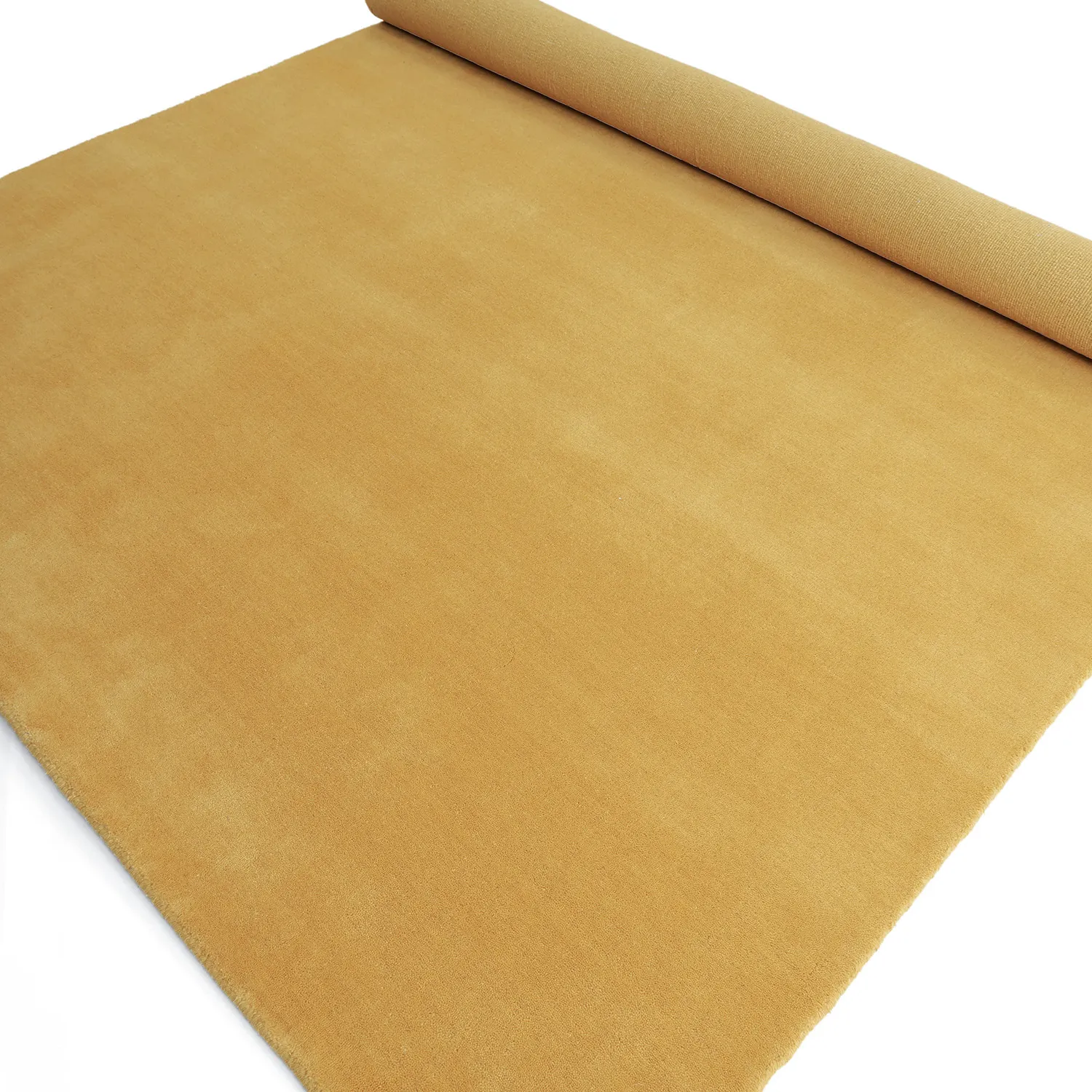 Wollteppich - Rozel Handloom Wool Premium (ocker)