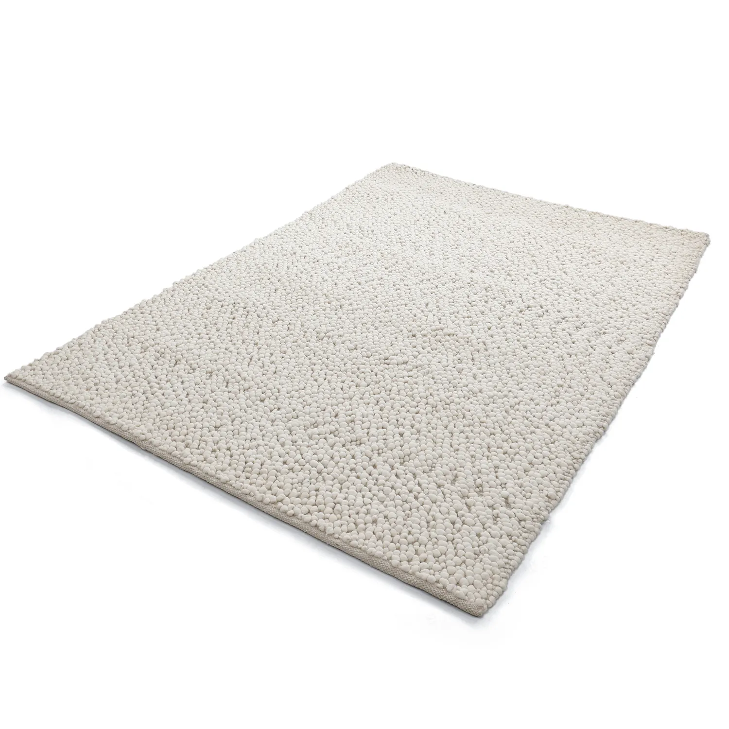 Wollteppich - Sala Irregular Wool Bubble (creme)