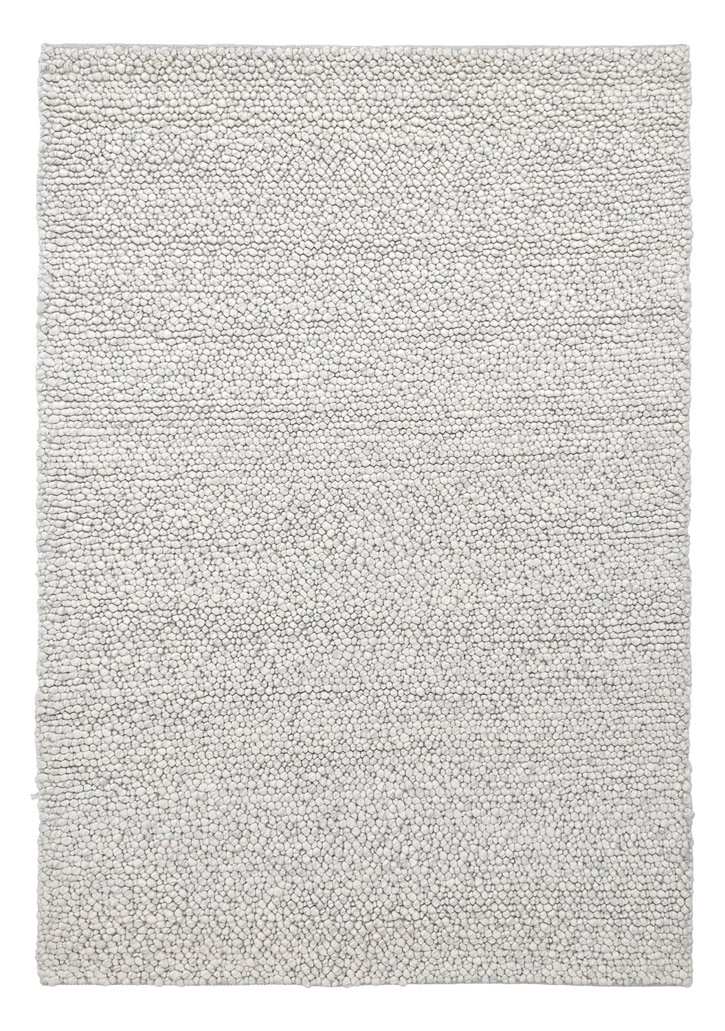 Wollteppich - Sala Irregular Wool Bubble (hellgrau meliert)