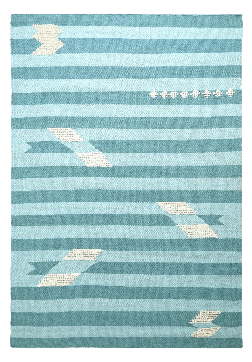 Wollteppich - Serpa (hellblau)