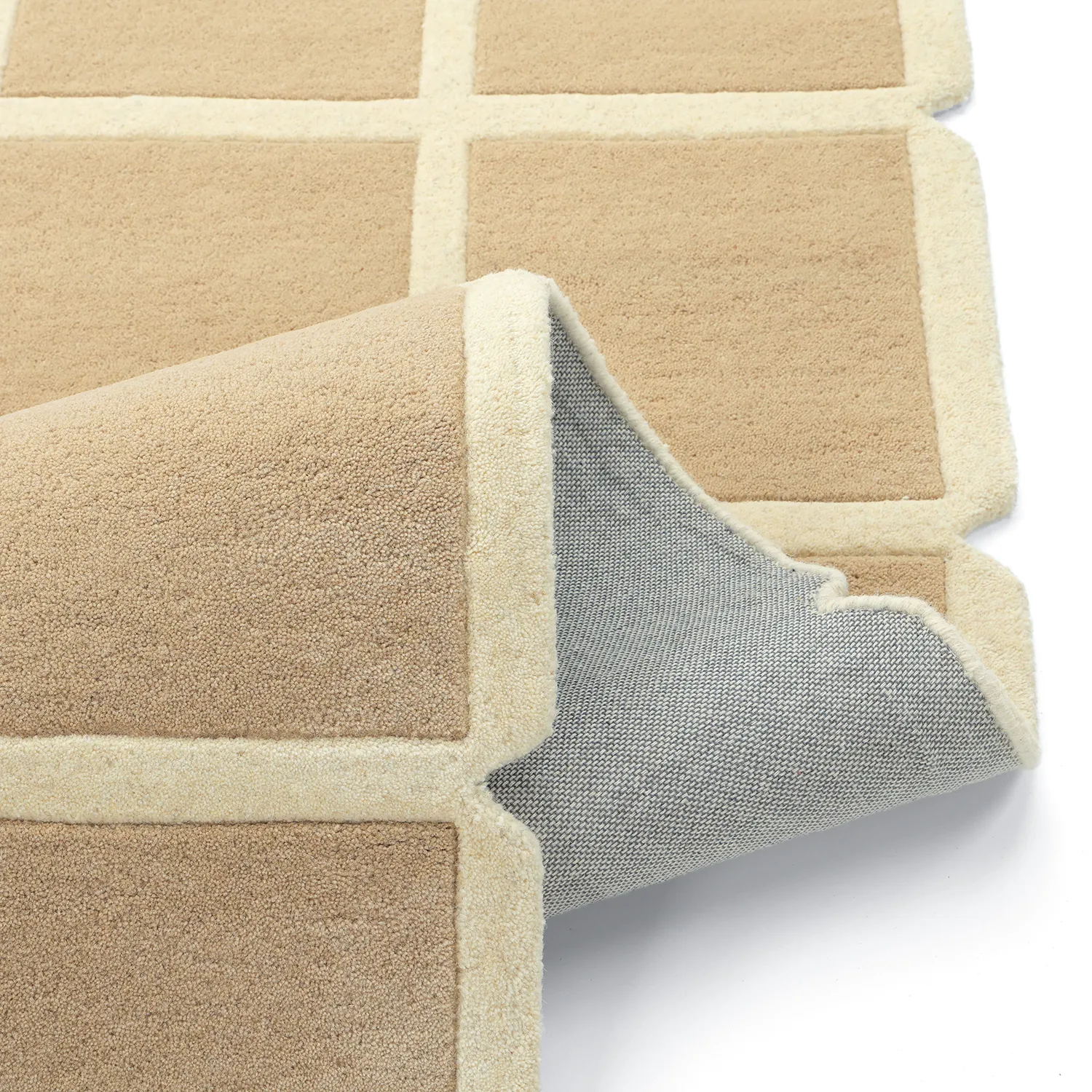 Wollteppich - Syl Hand Tufted Wool Premium (beige/creme)