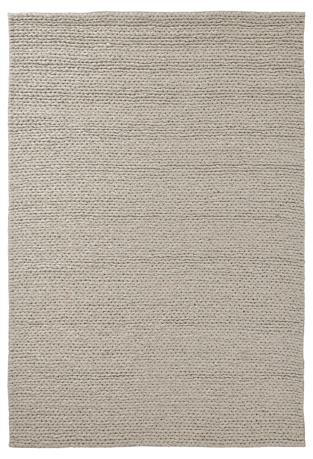 Wollteppich - Talvia Braided Wool (grau)