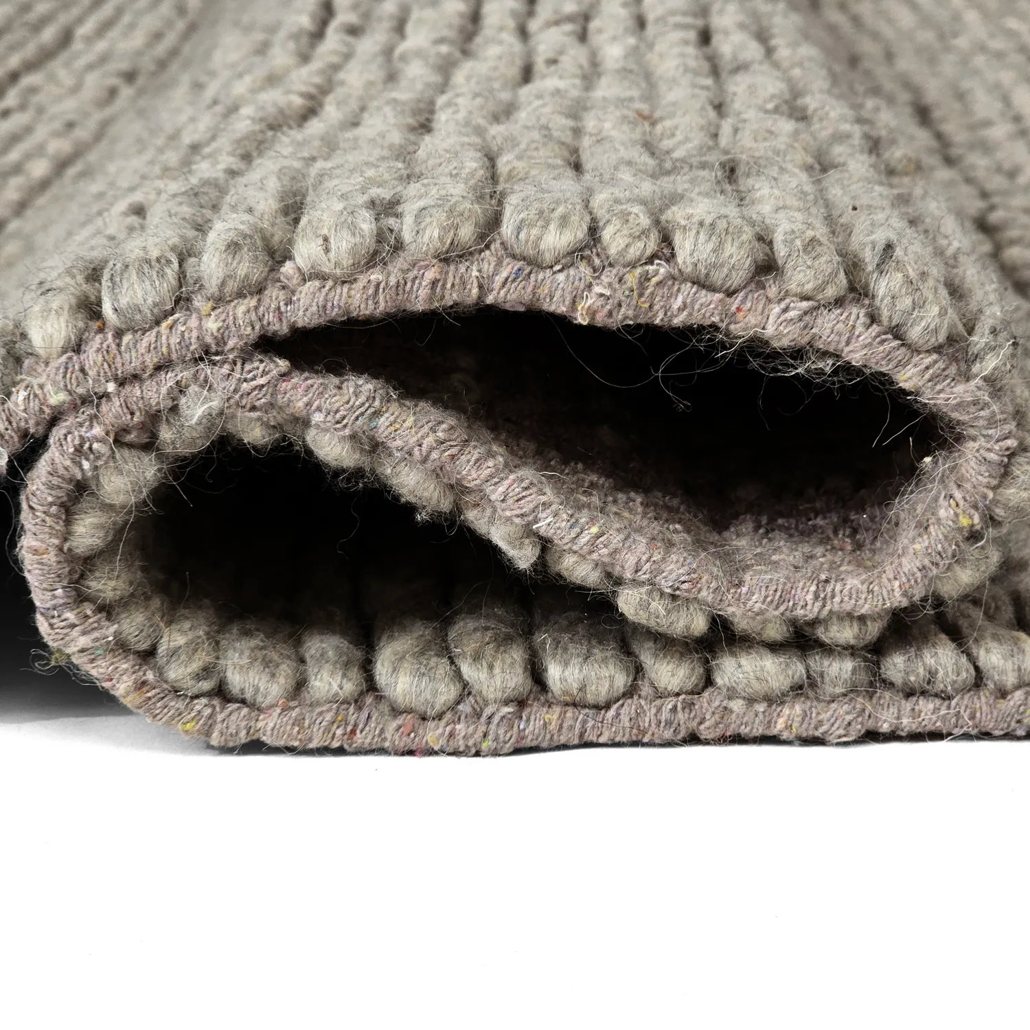 Wollteppich - Talvia Braided Wool (grau)