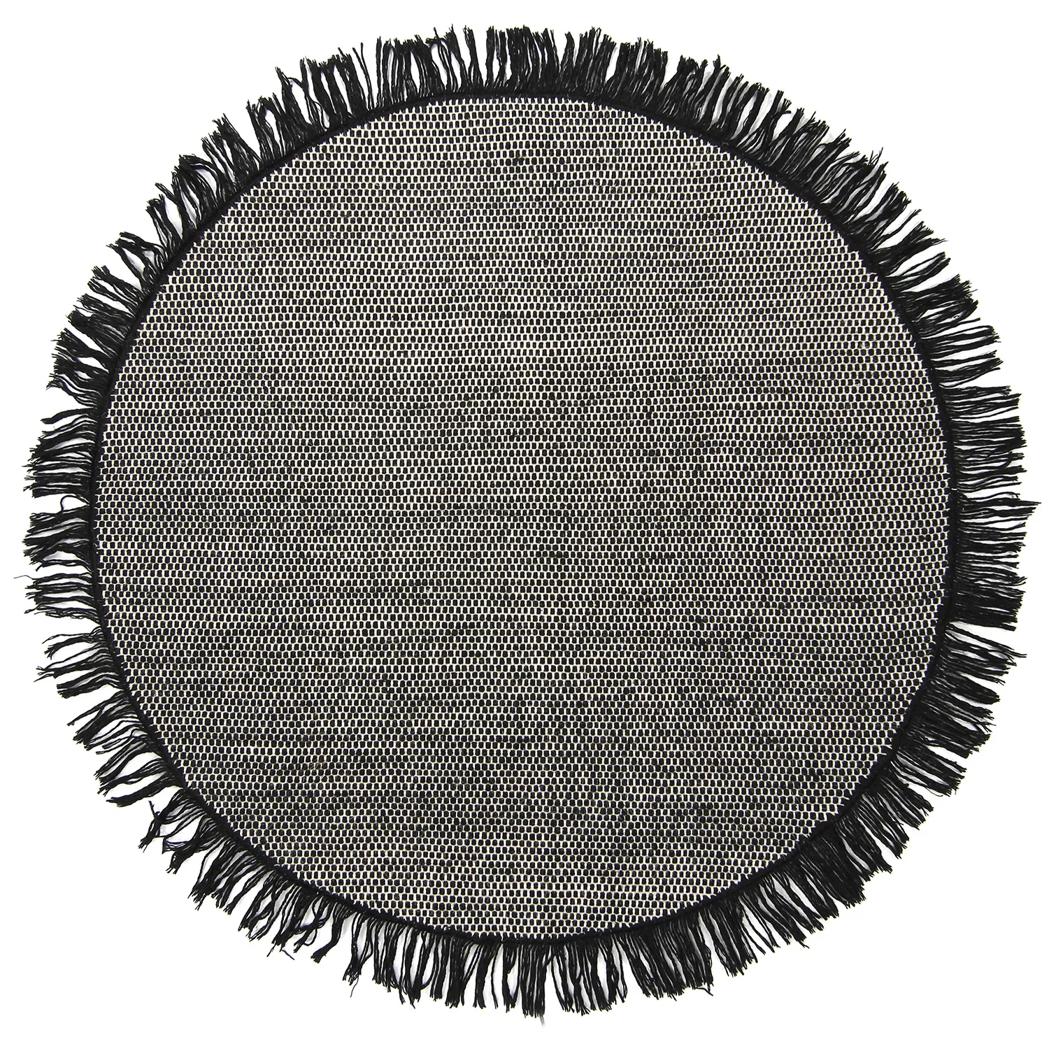 Runde Teppiche - Pike (schwarz)