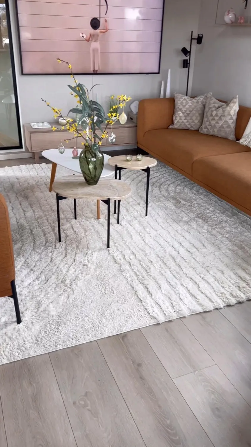 Hochflorteppiche - Evora (offwhite)