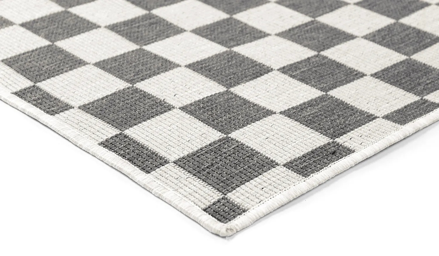 Teppich für innen und außen - Lucida (schwarz)