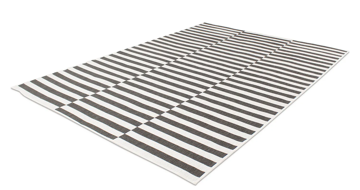 Teppich für innen und außen - Roscoe (schwarz)