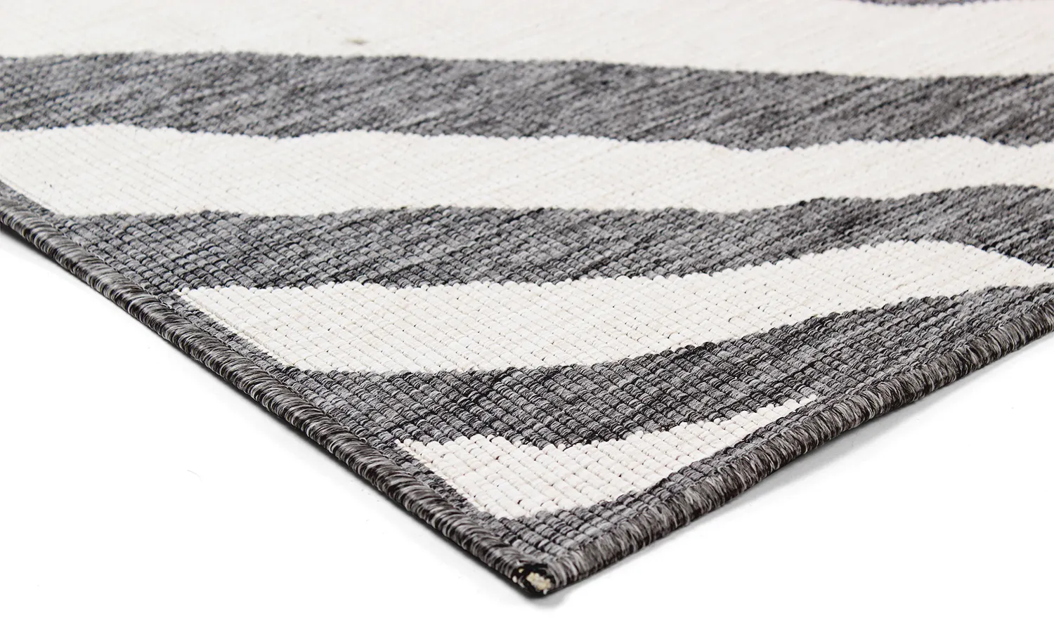 Teppich für innen und außen - Winona (schwarz)