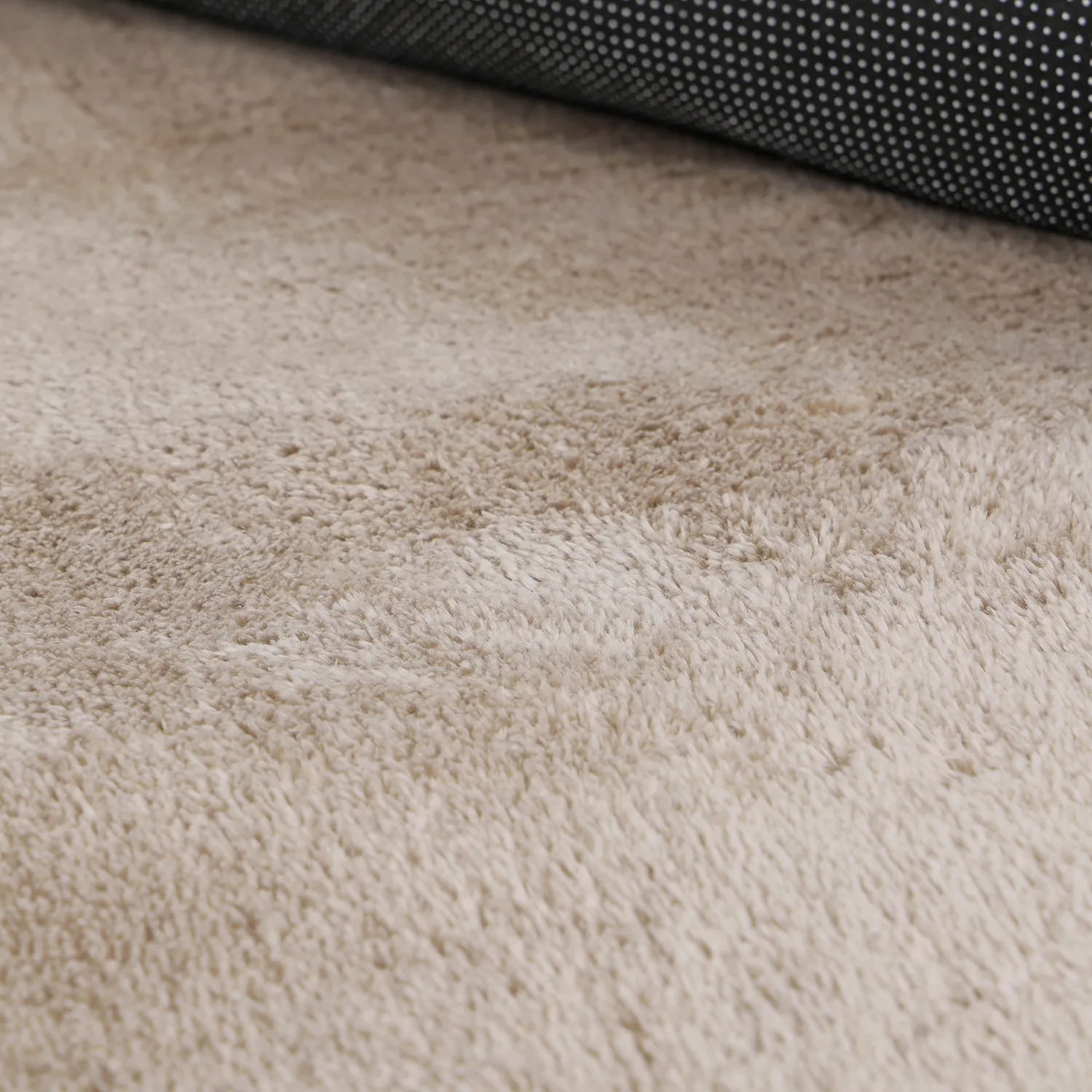 Runder Wellen-Teppich - Aranga Super Soft Fur (braun)