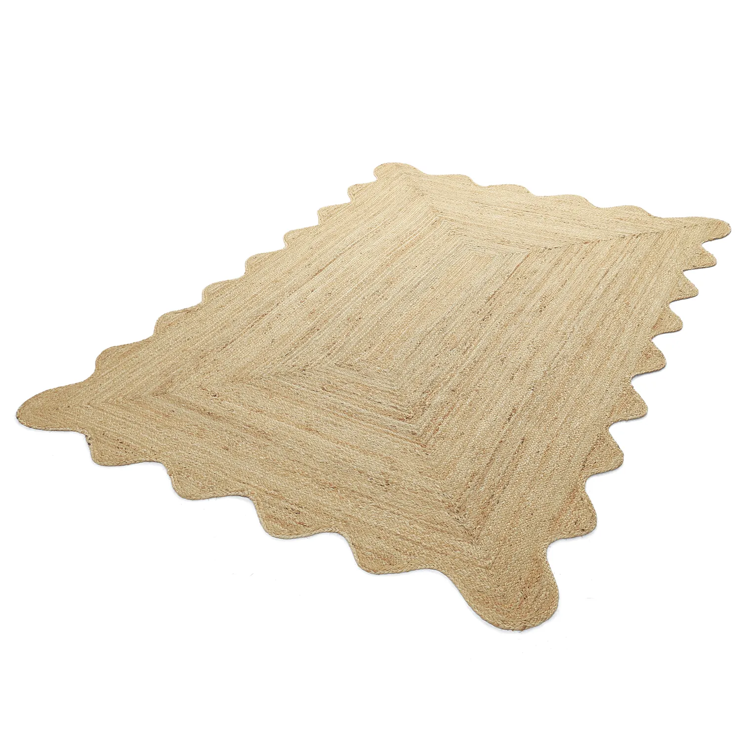 Juteteppich mit Wellenform - San Francisco (jute)