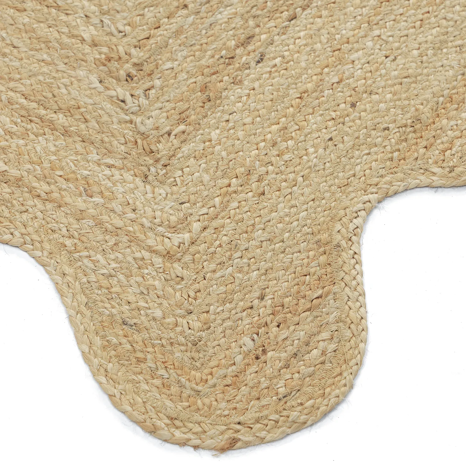 Juteteppich mit Wellenform - San Francisco (jute)